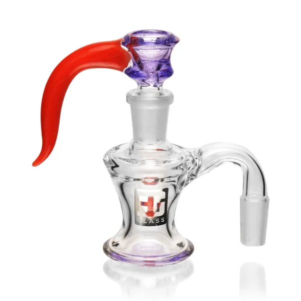 Ash Catcher Bongs Solid Horn Bowl Set Borosilicate Glass Ash Catcher Bongs Solid Horn Bowl Set Borosilicate Glass