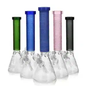 Beaker Bongs Borosilicate Glass EG-01 14 Inch Clock Online