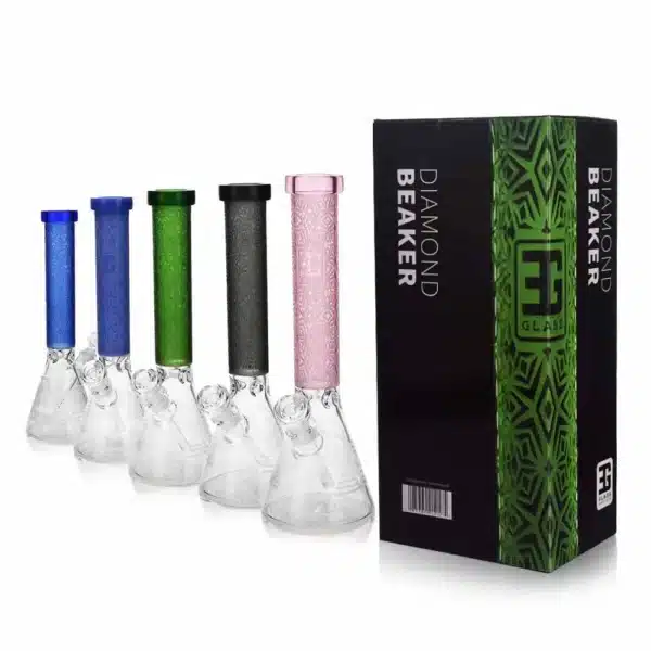 Beaker Bongs Diamond Borosilicate Glass EG-09 14Inch Shop Beaker Bongs Diamond Borosilicate Glass EG-09 14Inch Shop