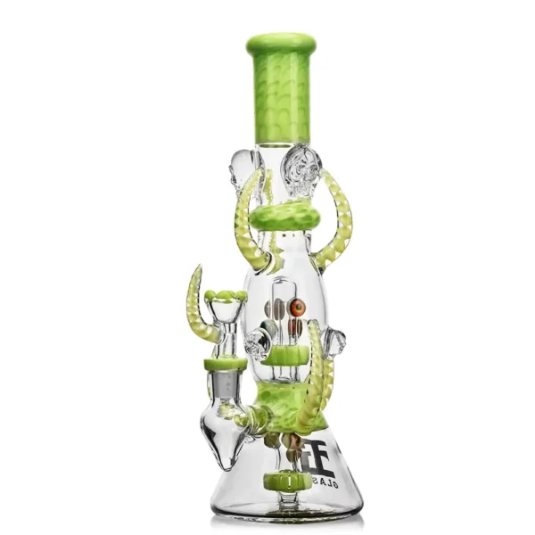 Beaker Bongs Evil Skull Eyes Beaker Pipe 11in Glass Order