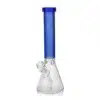 Beaker Bongs Slyme Leaf Borosilicate Glass EG-05 14Inch