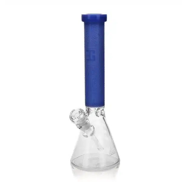 Beaker Bongs Triangle Borosilicate Glass EG-04 14Inch Shop Beaker Bongs Triangle Borosilicate Glass EG-04 14Inch Shop