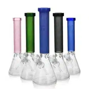 Beaker Bongs Triangle Borosilicate Glass EG-04 14Inch Shop Beaker Bongs Triangle Borosilicate Glass EG-04 14Inch Shop
