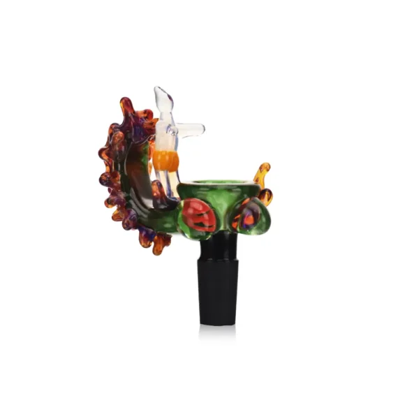 Bong Bowls & Slides Borosilicate EGB46 Surfing Handle Glass 14mm (5) EG Surfing Handle Glass Bong Bowl