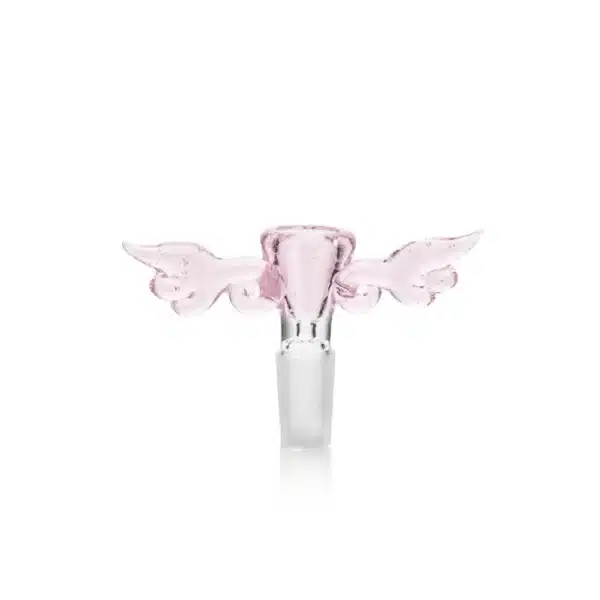 Bong Bowls & Slides Borosilicate Glass EGB48 Angel Wings Glass Bowl Bong Bowls & Slides Borosilicate Glass EGB48 Angel Wings Glass Bowl