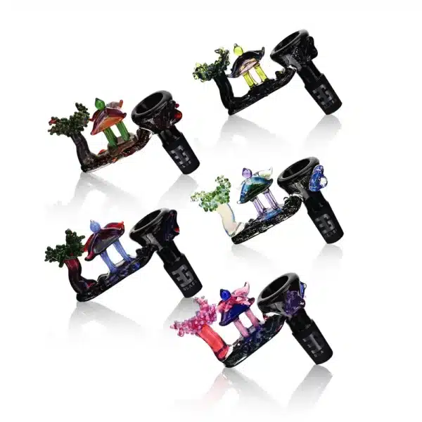 Bong Bowls & Slides Temple Handle Glass Bowl Borosilicate EGB45 Shop (6) Bong Bowls & Slides Temple Handle Glass Borosilicate Shop