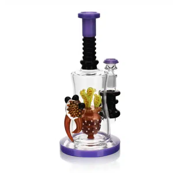 Dab Oil Rigs Borosilicate Glass Solid Cactus Curve Body