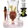 Dab Oil Rigs Borosilicate Glass Solid Cactus Curve Body
