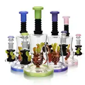 Dab Oil Rigs Borosilicate Glass Solid Cactus Curve Body Dab Oil Rigs Borosilicate Glass Solid Cactus Curve Body