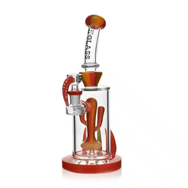 Dab Oil Rigs Cactus Solid Colors Series Borosilicate Glass