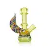 Dab Oil Rigs Colorful Winged One Piece Borosilicate Glass Dab Oil Rigs Colorful Winged One Piece Borosilicate Glass