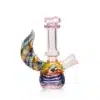 Dab Oil Rigs Colorful Winged One Piece Borosilicate Glassass (4) Dab Oil Rigs Colorful Winged One Piece Borosilicate Glass