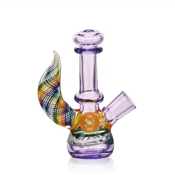 Dab Oil Rigs Colorful Winged One Piece Borosilicate Glass Dab Oil Rigs Colorful Winged One Piece Borosilicate Glass