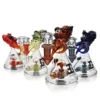 Dab Oil Rigs EG-64 Big Eye Octopus Head Borosilicate Glass