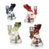 Dab Oil Rigs EG-64 Big Eye Octopus Head Borosilicate Glass