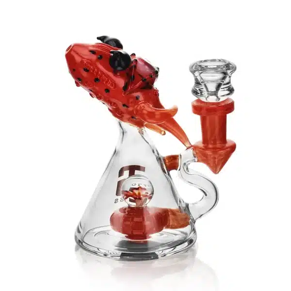 Dab Oil Rigs EG-64 Big Eye Octopus Head Borosilicate Glass