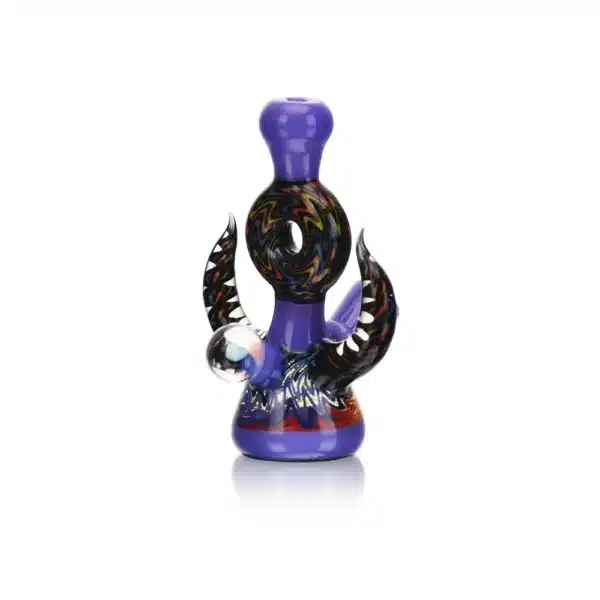 Dab Oil Rigs EG-84 4.1Inch Double Horned One Piece Mini Deal Dab Oil Rigs EG-84 4.1Inch Double Horned One Piece Mini Deal