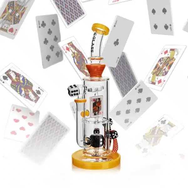 Dab Oil Rigs EG-88 Spinning Poker Face Dab Rig Glass Store Dab Oil Rigs EG-88 Spinning Poker Face Dab Rig Glass Store