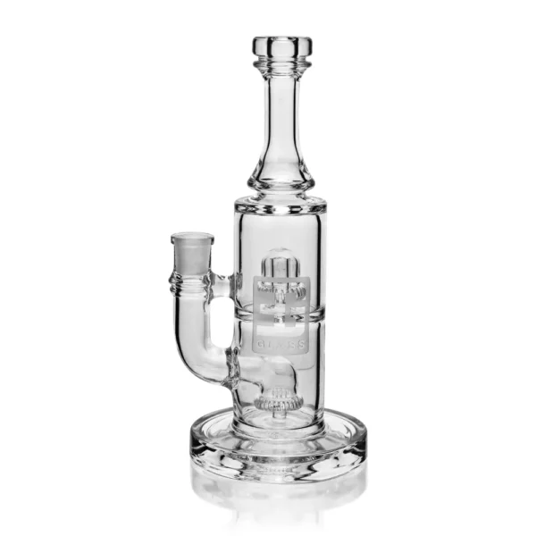 Dab Oil Rigs Glass 9Inch Straight Neck Double Super UFO Perc