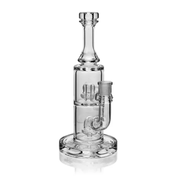 Dab Oil Rigs Glass 9Inch Straight Neck Double Super UFO Perc