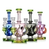 Horned Heirloom Recycler Glass Water Pipe