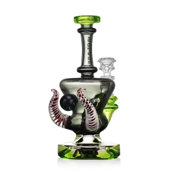 Dab Oil Rigs Horned Heirloom Recycler Glass Water Pipe Sale (10) Horned Heirloom Recycler Glass Water Pipe