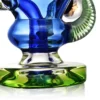 Horned Heirloom Recycler Glass Water Pipe