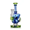 Horned Heirloom Recycler Glass Water Pipe