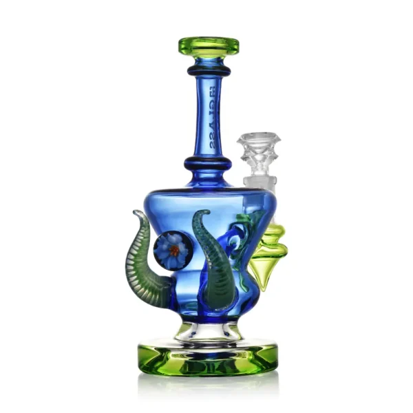 Dab Oil Rigs Horned Heirloom Recycler Glass Water Pipe Sale (8) Horned Heirloom Recycler Glass Water Pipe