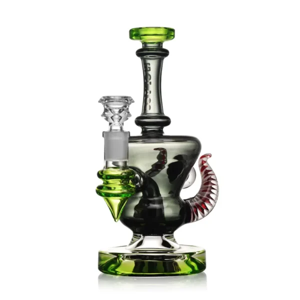 Dab Oil Rigs Horned Heirloom Recycler Glass Water Pipe Sale (9) Horned Heirloom Recycler Glass Water Pipe