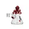 Dab Oil Rigs Mini Octopus Head 5.3 in Borosilicate Glass Top