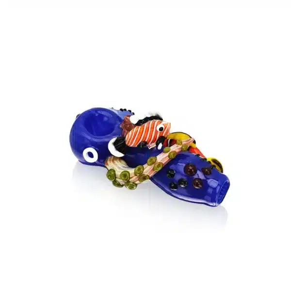Glass Hand Pipe EGH37 Ocean USA Color Borosilicate 4.5in Buy Glass Hand Pipe EGH37 Ocean USA Color Borosilicate 4.5in Buy