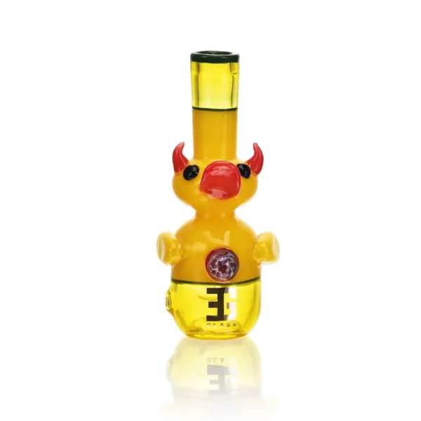 Glass Hand Pipe Fancy Yellow Duck Borosilicate EGH26 5in Glass Hand Pipe Fancy Yellow Duck Borosilicate EGH26 5in