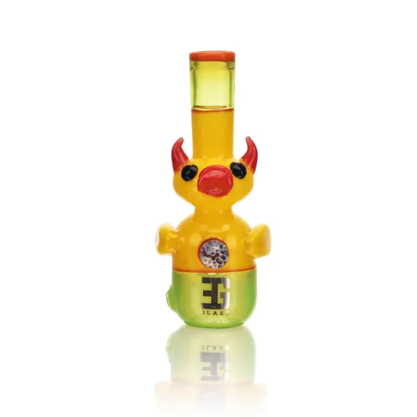 Glass Hand Pipe Fancy Yellow Duck Borosilicate EGH26 5in Glass Hand Pipe Fancy Yellow Duck Borosilicate EGH26 5in