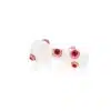 Glass Hand Pipe Red Eyeballs Solid Borosilicate Glass EGH34 Glass Hand Pipe Red Eyeballs Solid Borosilicate Glass EGH34