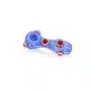 Glass Hand Pipe Red Eyeballs Solid Borosilicate Glass EGH34 Glass Hand Pipe Red Eyeballs Solid Borosilicate Glass EGH34