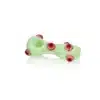 Glass Hand Pipe Red Eyeballs Solid Borosilicate Glass EGH34 Glass Hand Pipe Red Eyeballs Solid Borosilicate Glass EGH34