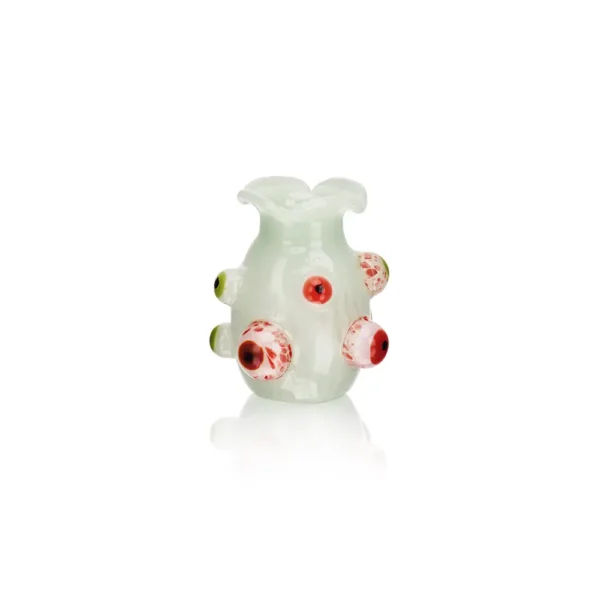 Glass Jar Bongs Borosilicate Glass 2.8Inch Monster Eyeballs (10) EG Monster Eyeballs Glass Jar