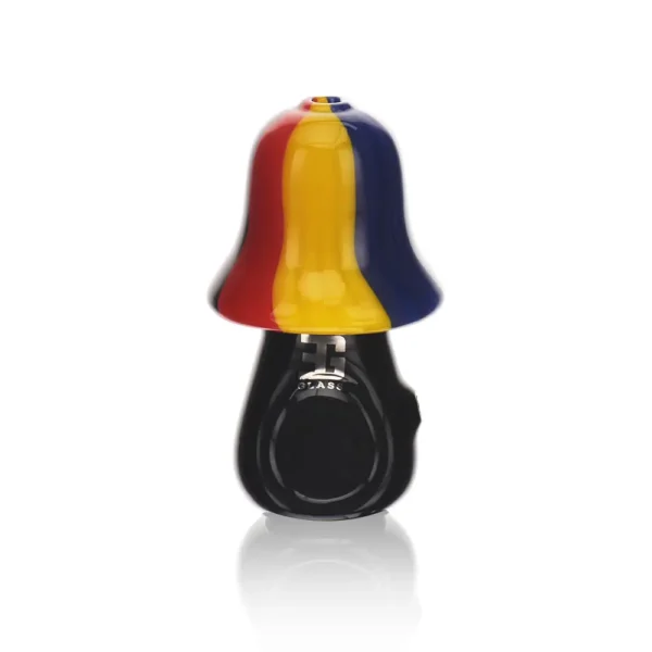 Rainbow Wig Wag Mushroom Hand Pipe