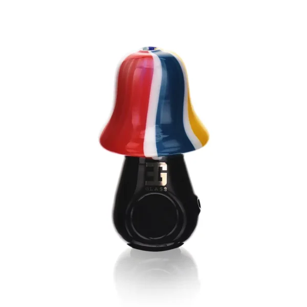 Rainbow Wig Wag Mushroom Hand Pipe