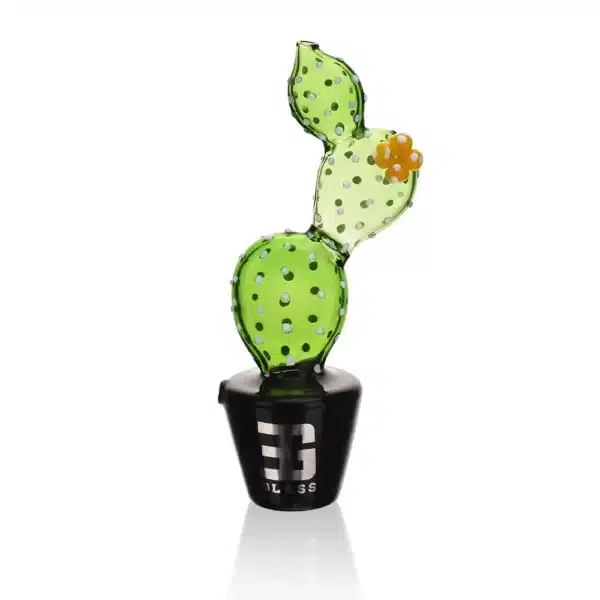 Hand Pipe Bonsai Series Trans Prickly Pear Pot Glass 6.5inch