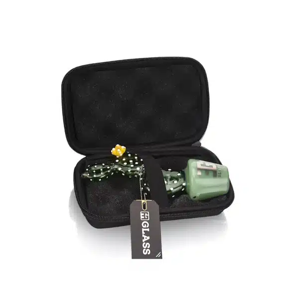 Hand Pipe Bonsai Series Trans Prickly Pear Pot Glass 6.5inch