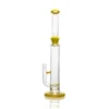 Straight Tube Bongs Borosilicate Glass 18 In Inline Perc