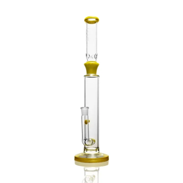 Straight Tube Bongs Borosilicate Glass 18 In Inline Perc