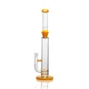 Straight Tube Bongs Borosilicate Glass 18 In Inline Perc