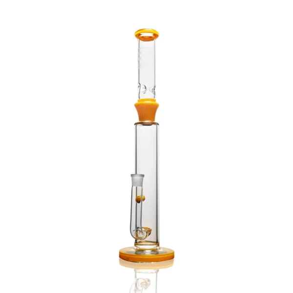 Straight Tube Bongs Borosilicate Glass 18 In Inline Perc