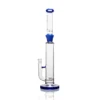 Straight Tube Bongs Borosilicate Glass 18 In Inline Perc