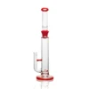 Straight Tube Bongs Borosilicate Glass 18 In Inline Perc