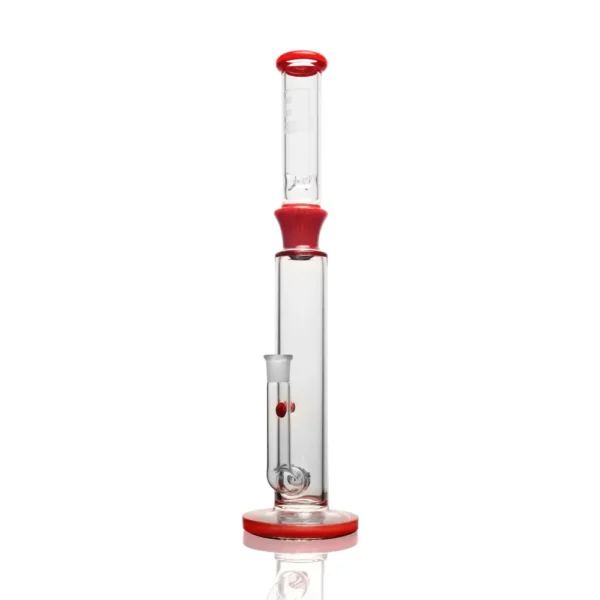 Straight Tube Bongs Borosilicate Glass 18 In Inline Perc