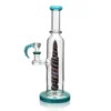 Straight Tube Bongs EG-35 Wig Wag Bullet Tube Glass 11.5 in